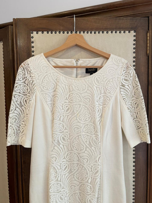 Lace Laundry dress vintage white size 4